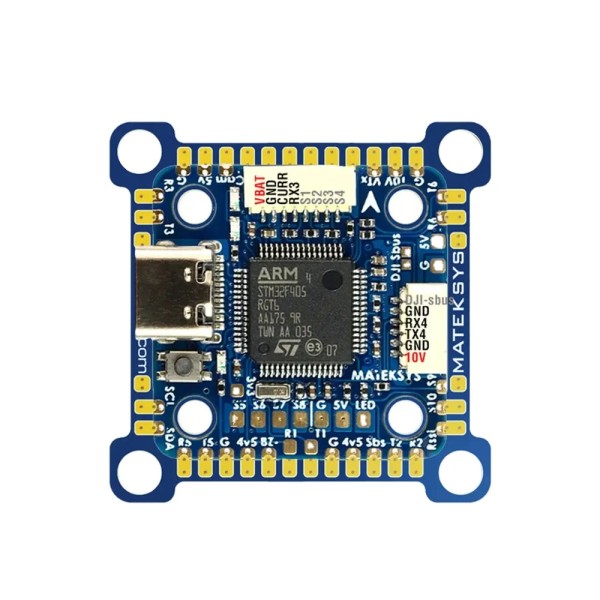 Matek System F405-MINI TE Flight Controller RC Racing Drone for VTX Plastic STM32F405RGT6 ICM42605 10V BEC OSD W/Accessor